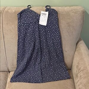 Brandy Melville Blue and White Mini Dress